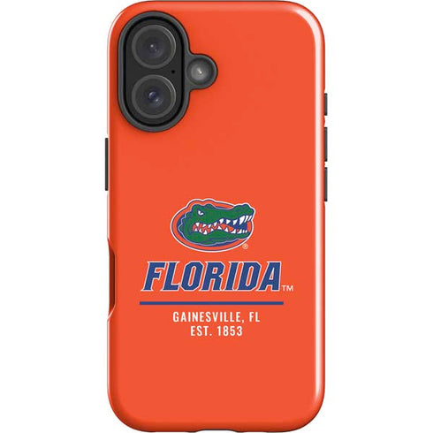 University of Florida Gainesville Est 1853 iPhone 16 Plus Impact Case